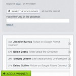 Giveaway Winners!